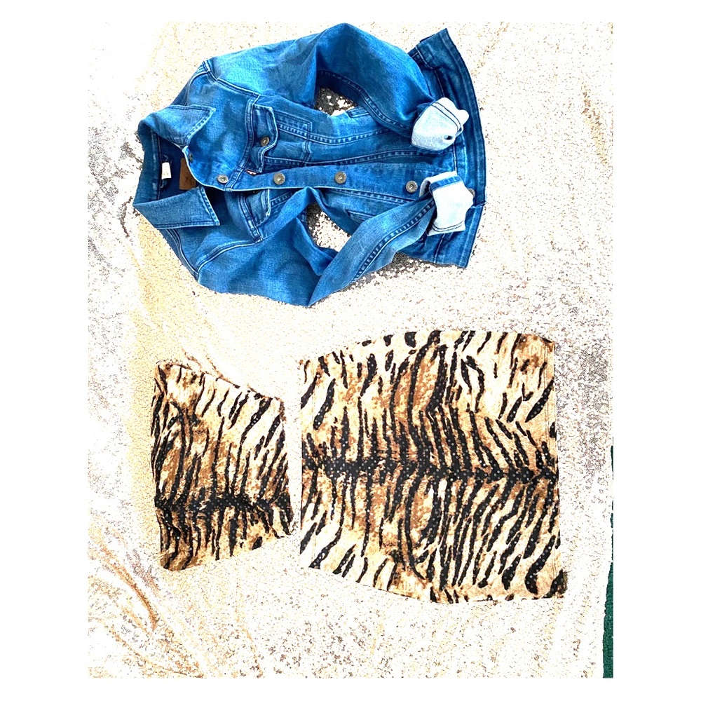 ‼️SOLD‼️ Animal Print Tube Top Skirt Set